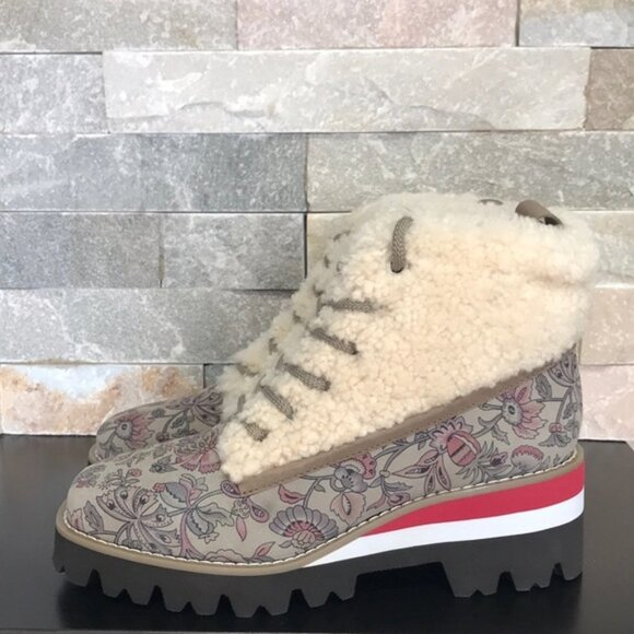 Cecelia New York Harlan Boot With Faux Shearling Trim - Picture 8 of 9